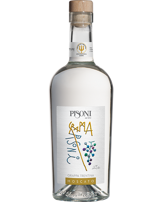 Pisoni Grappa Trentina Moscato 70cl