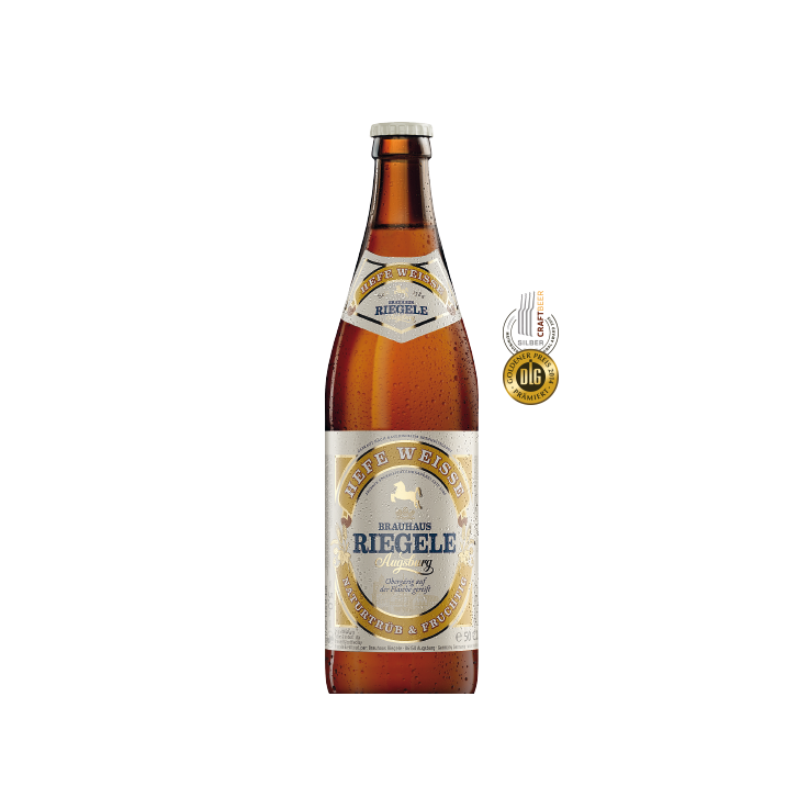 RIEGELE HEFE-WEIZEN bottiglia 0,50L
