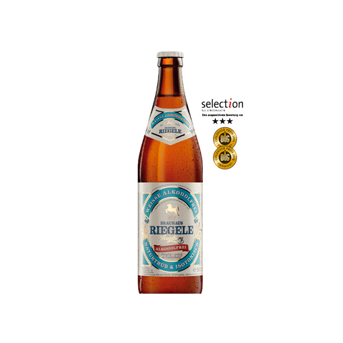 RIEGELE WEIZEN ALCOHOLFREI Analcolica bottiglia 0,50L