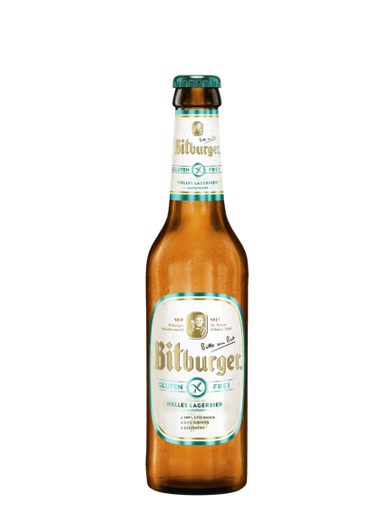 BITBURGER HELLES GLUTEN FREI bottiglia 0,33L