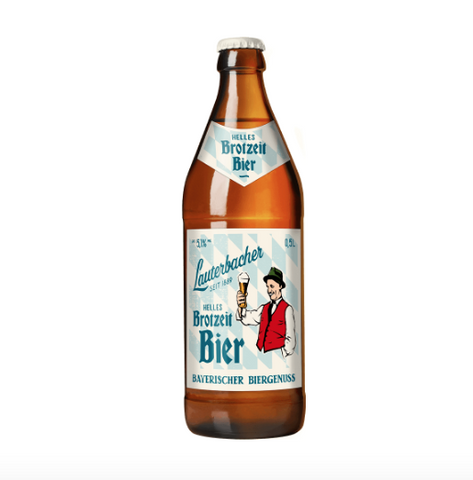 LAUTERBACHER Brotzeit Bier bottiglia 0,50L